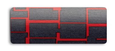 Dessin Jalousien Ma&szlig;anfertigung J1721 rot/schwarz