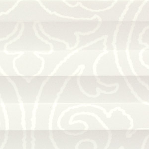 Plissee Perleffekt/Floral Dekor P2861