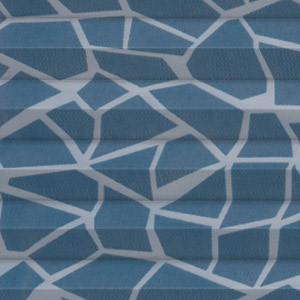 Plissee EINZIGARTIG BLAU P4106